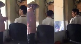 [VIDEO] Nghịch tử trộm tiền, đánh mẹ ở quán Net