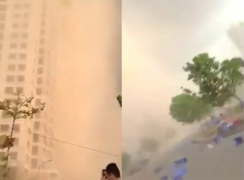 [VIDEO] Xuất hiện bão cát 