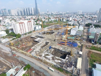 Cận cảnh dự án khủng trong khu đất vàng Quận 2, TPHCM vừa bị dừng thi công