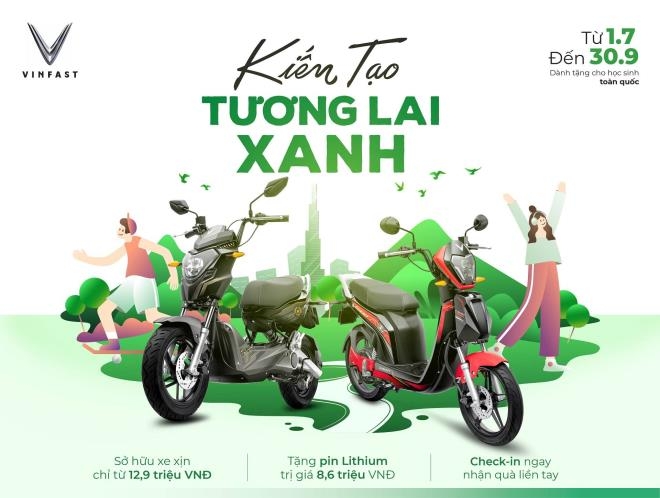 vinfast bo tien tui de mua pin tang hoc sinh