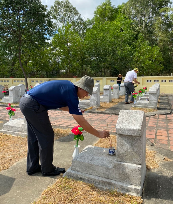 pvndb tri an cac gia dinh thuong binh liet sy