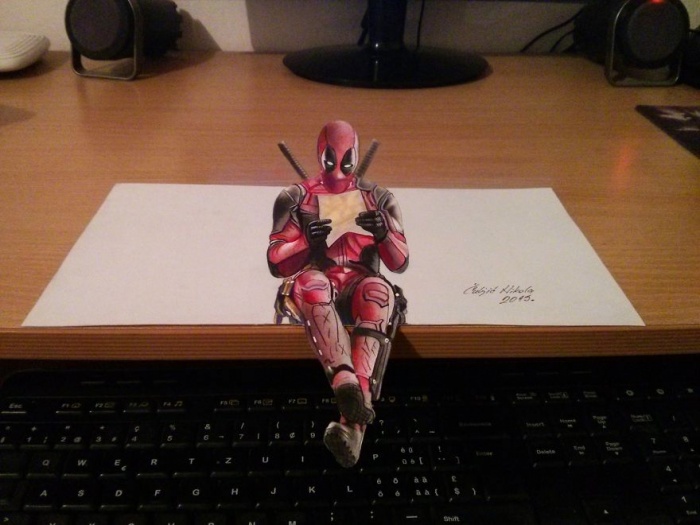 [Chùm ảnh] Những bức tranh 3D của người họa sĩ nghiệp dư