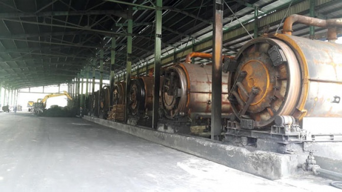 Biến phế thải cao su thành... “vàng đen” bien phe thai cao su thanh vang den