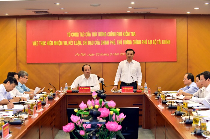 to cong tac cua thu tuong kiem tra tai bo ke hoach va dau tu bo tai chinh