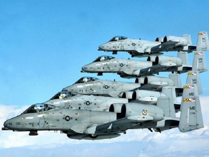 Mỹ triển khai 'Thần Sấm' A-10 tấn công IS