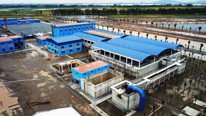 nha may nuoc sach lon nhat mien bac sap hoat dong