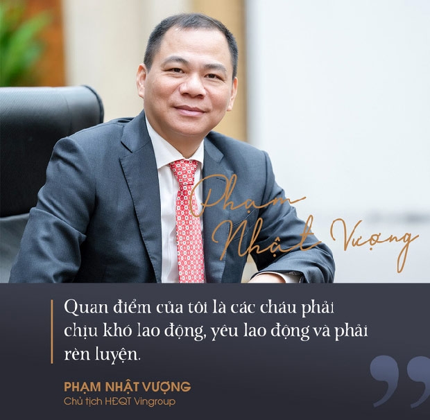 Tỷ phú Phạm Nhật Vượng dạy con như thế nào?