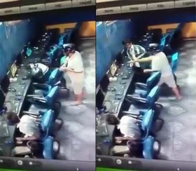 [VIDEO] Bố tung "liên hoàn chưởng" khi bắt quả tang con trai bỏ học chơi game