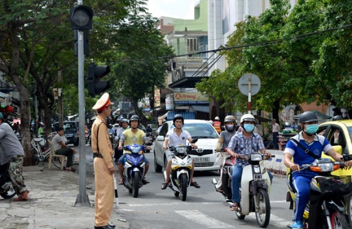 Bí thư Đà Nẵng thị sát giao thông thành phố bi thu da nang truc tiep thi sat luc luong csgt