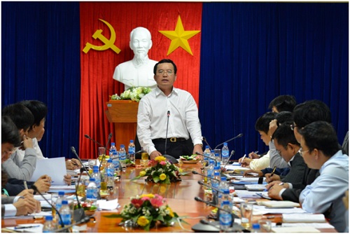 Lãnh đạo PVN làm việc với Công ty Lọc Hóa dầu Bình Sơn 2014