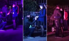 [VIDEO] Màn cầu hôn ngọt ngào trong đêm Giáng sinh