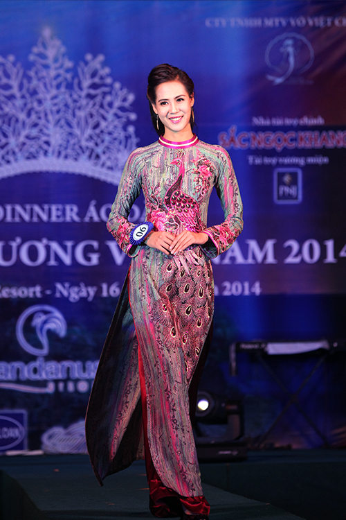 Đêm Gala Áo dài - Vòng chung kết Hoa hậu Đại dương 2014