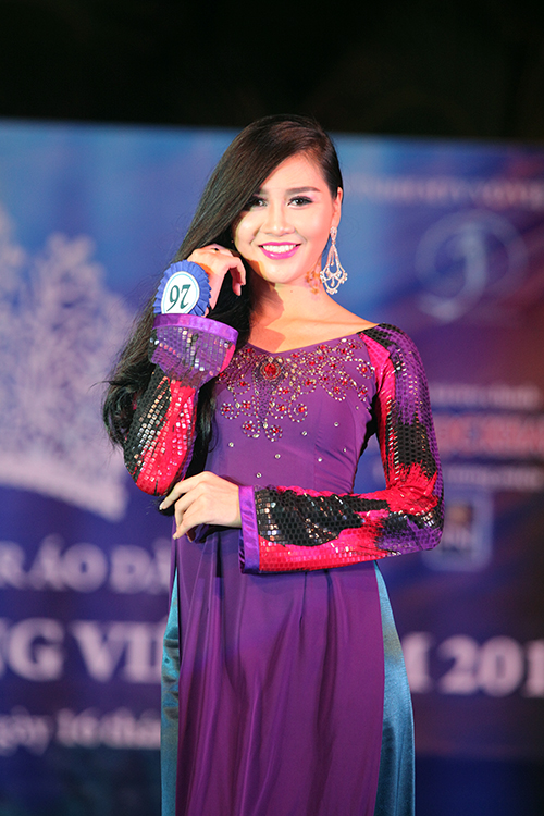 Đêm Gala Áo dài - Vòng chung kết Hoa hậu Đại dương 2014
