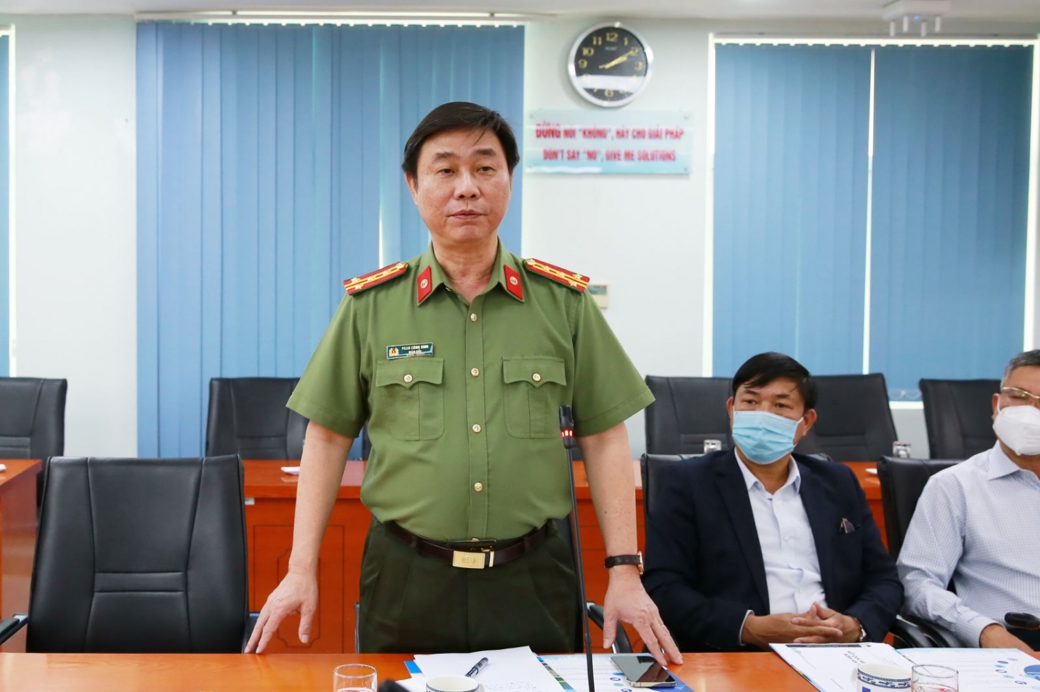 Đoàn công tác của Công an tỉnh Quảng Ngãi và Ban Quản lý KKT Dung Quất và các Khu Công nghiệp tỉnh thăm, làm việc với BSR