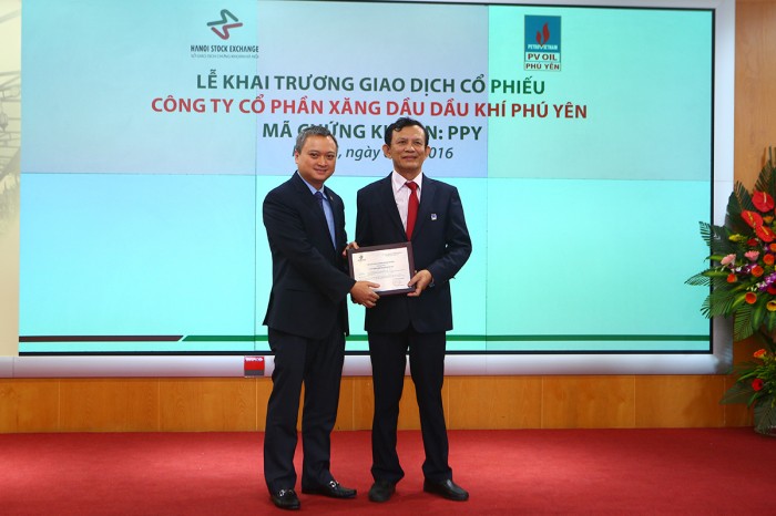 co phieu pv oil phu yen chinh thuc giao dich