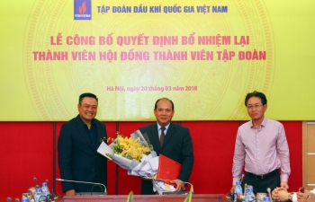 Bổ nhiệm lại Thành viên Hội đồng Thành viên PVN