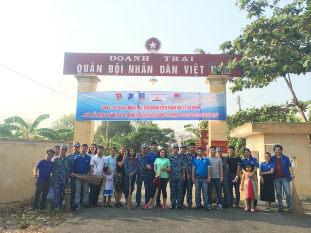 doan co so xn xay lap va chi doan khu nghi duong hong phuc ra quan chao mung 88 nam ky niem ngay thanh lap doan