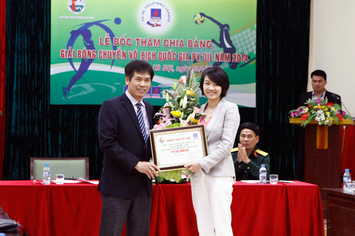 PV Oil tiếp tục là nhà tài trợ chính cho Giải Bóng chuyền Vô địch Quốc gia 2014