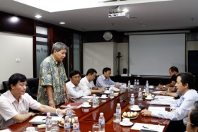 Ban Liên lạc Hưu trí Dầu khí làm việc với các đơn vị phía Bắc