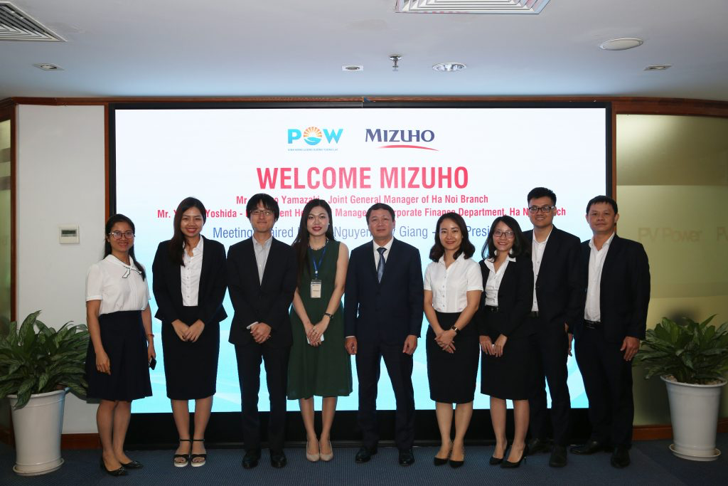 lanh dao pv power lam viec voi mizuho bank