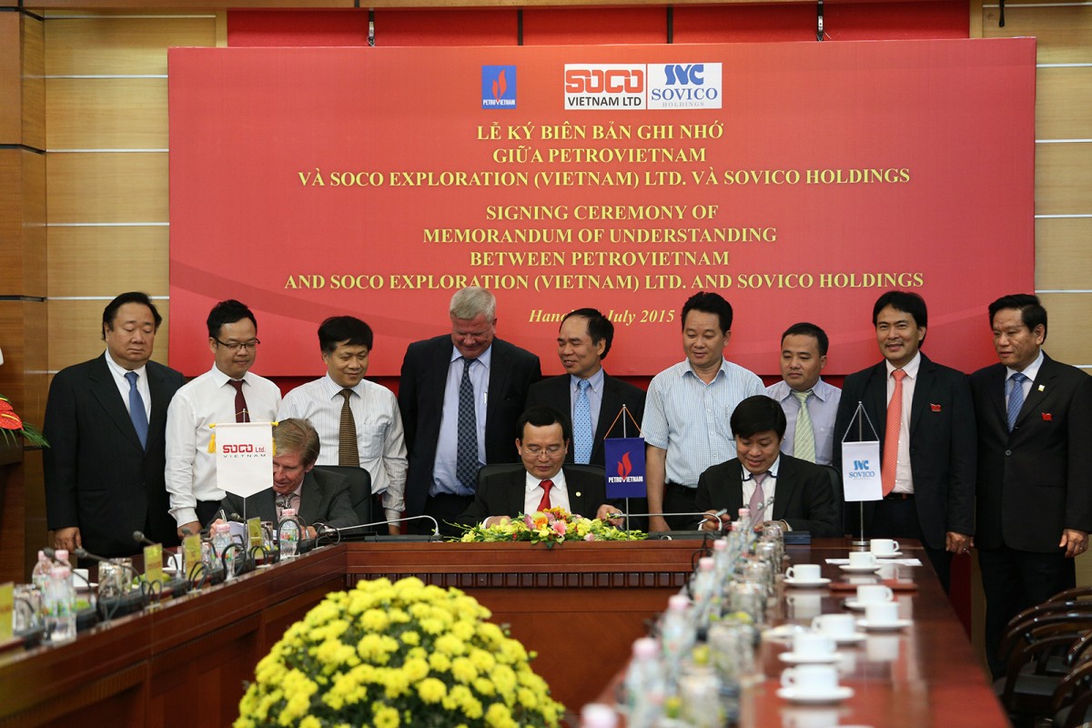 Petrovietnam ký biên bản ghi nhớ với SOCO và Sovico