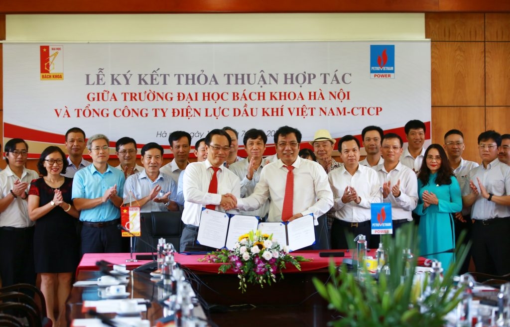 pv power ky ket thoa thuan hop tac voi dai hoc bach khoa ha noi