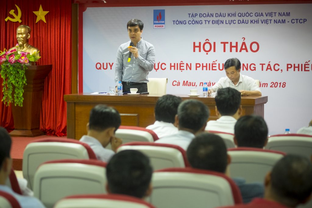 pv power to chuc hoi thao ve quy dinh thuc hien phieu cong tac phieu thao tac