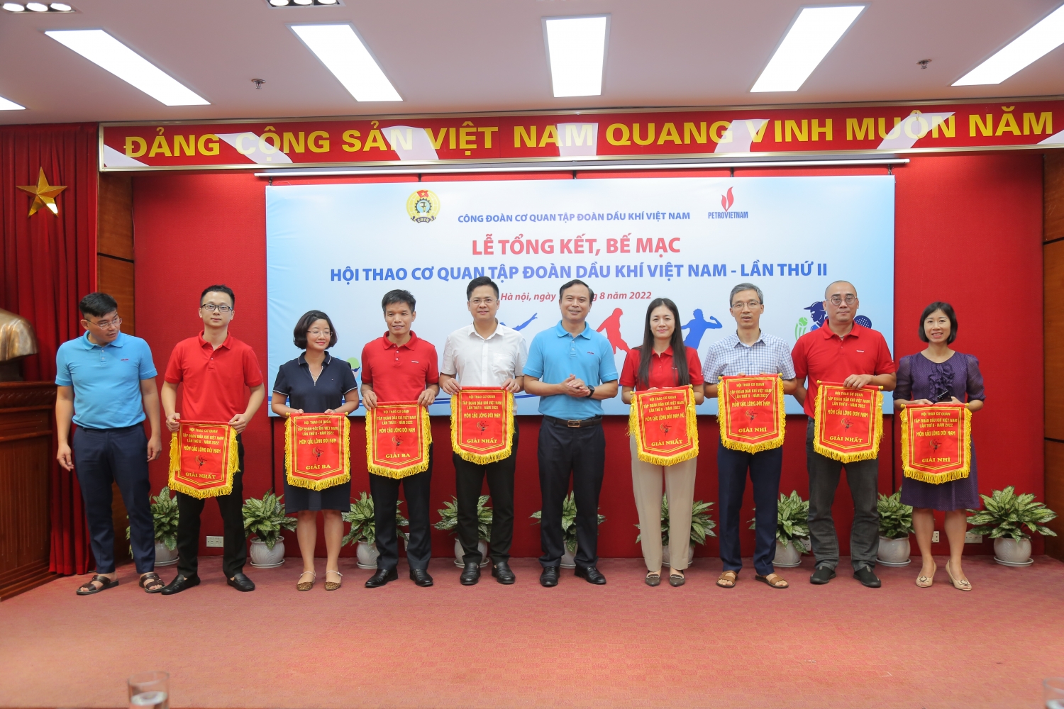 Hội thao Cơ quan Tập đoàn lần thứ II thành công tốt đẹp Hội thao Cơ quan Tập đoàn lần thứ II thành công tốt đẹp