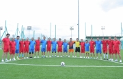 Lãnh đạo Tập đoàn và các đơn vị thành viên giao hữu bóng đá nhân kỷ niệm 47 năm Ngày thành lập Tập đoàn Dầu khí Việt Nam