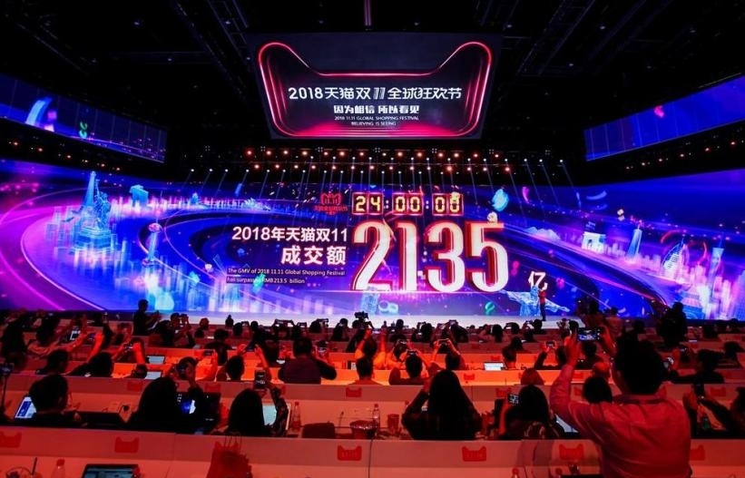 Alibaba đạt kỷ lục doanh số trong Ngày độc thân (11/11)