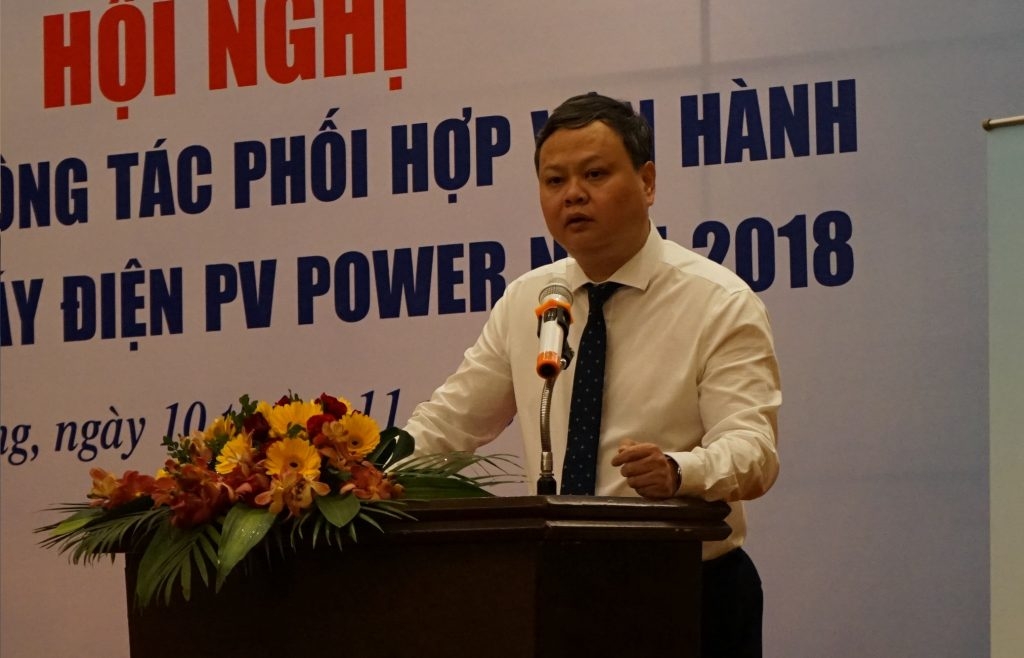 hoi nghi tong ket cong tac phoi hop van hanh cac nha may dien pv power nam 2018