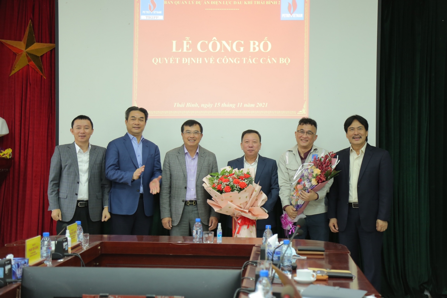 Lễ công bố và trao quyết định Trưởng Ban QLDA ĐLDK Thái Bình