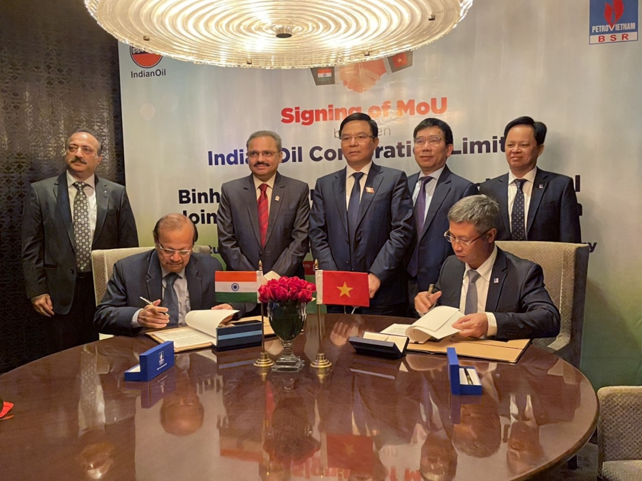 BSR ký Biên bản ghi nhớ đẩy mạnh hợp tác với Công ty Dầu khí Ấn Độ