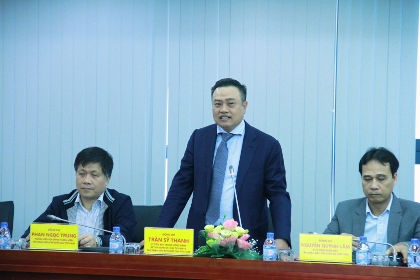chu tich hdtv pvn tran sy thanh tham va lam viec tai vien dau khi viet nam