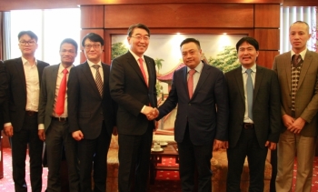 Chủ tịch HĐTV Petrovietnam Trần Sỹ Thanh tiếp lãnh đạo Tập đoàn Doosan
