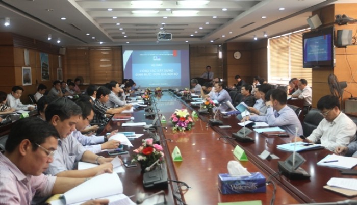 pvc to chuc hoi thao ve dinh muc don gia noi bo