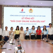 Công đoàn Cơ quan Tập đoàn tổng kết Giải chạy bộ online 