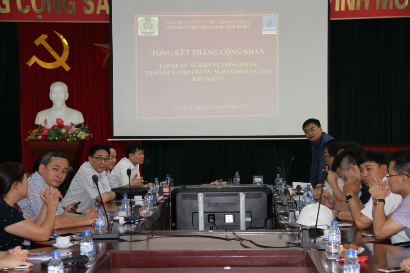 tong ket thang cong nhan 2017 tai du an dldk thai binh 2