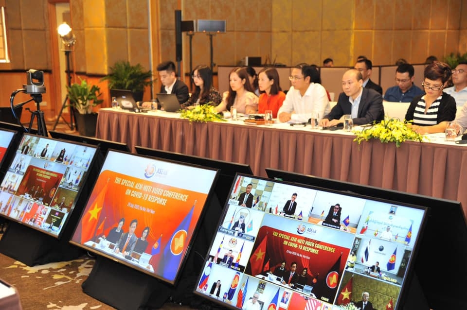 hoi nghi bo truong kinh te asean nhat ban dac biet ve ung pho dai dich covid 19