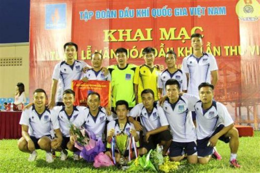 Đội PSA vô địch giải Tập đoàn Dầu khí 2013 (giải thuộc Hội thao Dầu khí 2 năm tổ chức 1 lần)