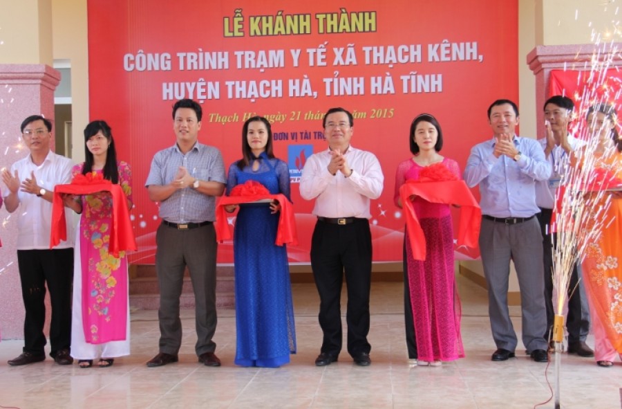 Lãnh đạo tỉnh Hà Tĩnh, PVN, PV Power cắt băng khánh thành Trạm y tế Thạch Lệnh 25-img-0985