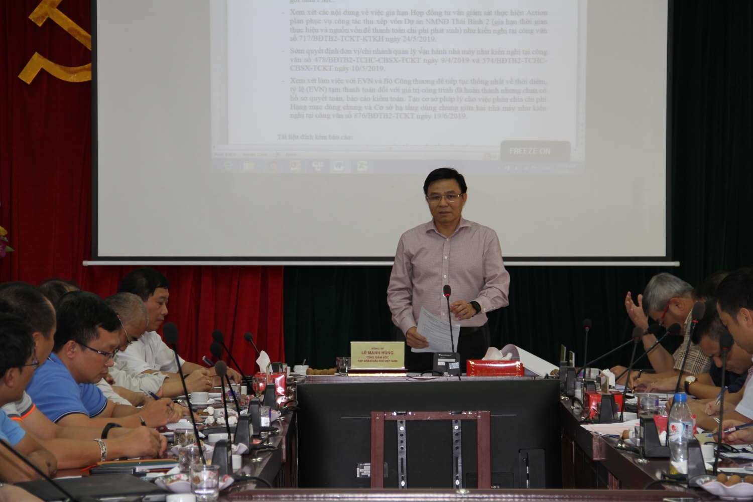 tong giam doc pvn le manh hung can kiem soat toan dien tien do du an nmnd thai binh 2