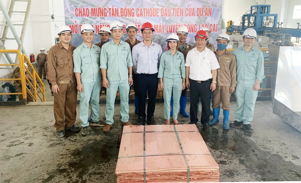 Tổng công ty Khoáng sản - TKV chào đón lô đồng Cathode đầu tiên