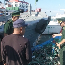 quang ninh bat giu tau cho ca giong lau