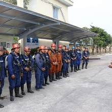Than Mạo Khê tích cực huấn luyện lực lượng cấp cứu