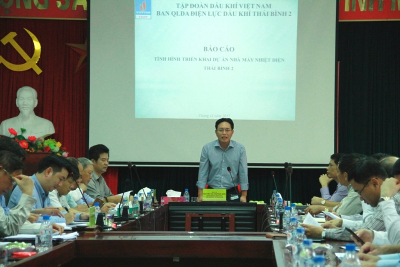 lanh dao pvn kiem tra tien do du an nmnd thai binh 2