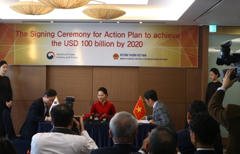 Thương mại Việt Nam - Hàn Quốc hướng tới 100 tỷ USD