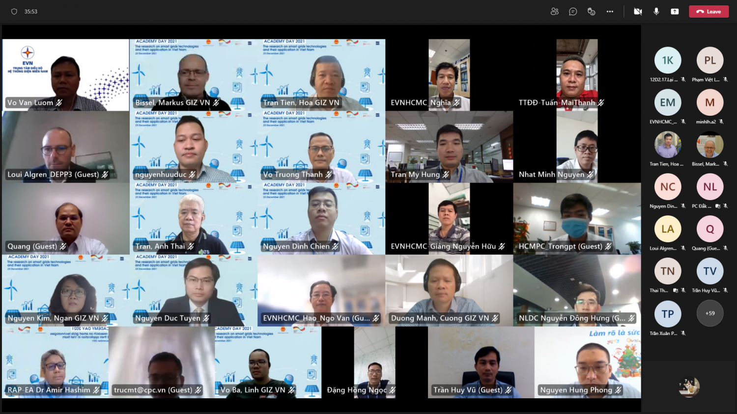 Academy Day 2021 - Thúc đẩy nghiên cứu lưới điện thông minh