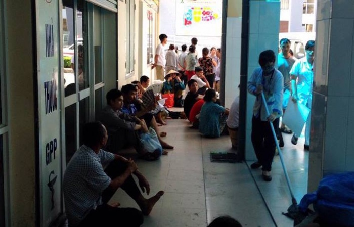 muon kieu nghi trua tai benh vien ngay nang nong