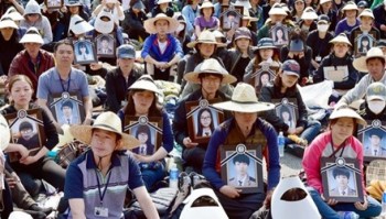 92 nạn nhân thiệt mạng vụ chìm phà Sewol bị gọi… nhập ngũ